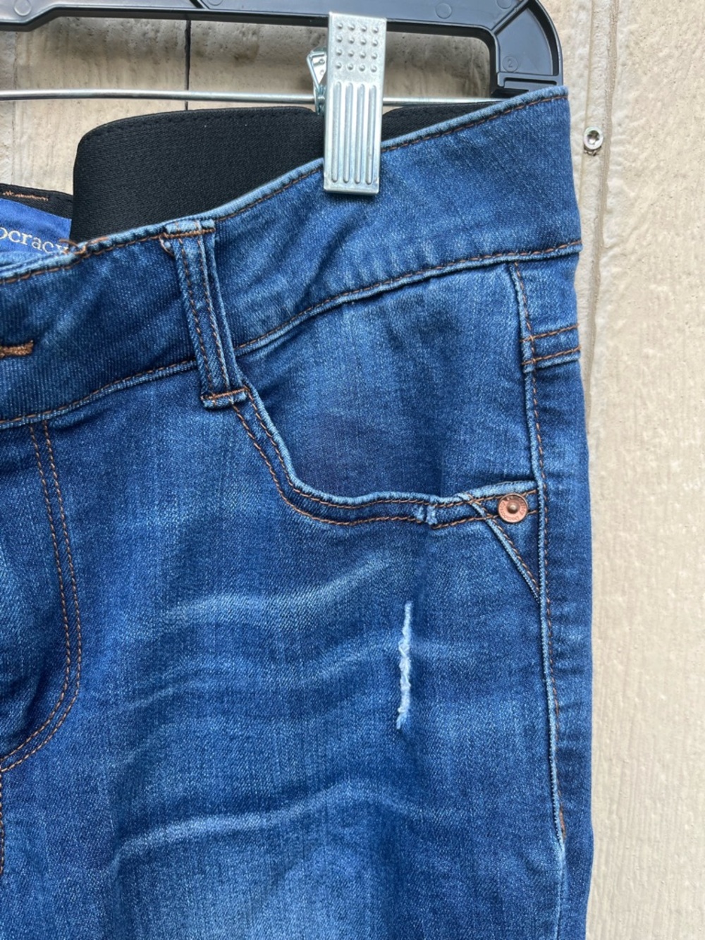 DEMOCRACY AB SOLUTION BOOT CUT MEDIUM WASH DENIM JEANS 8 - Picture 5 of 6
